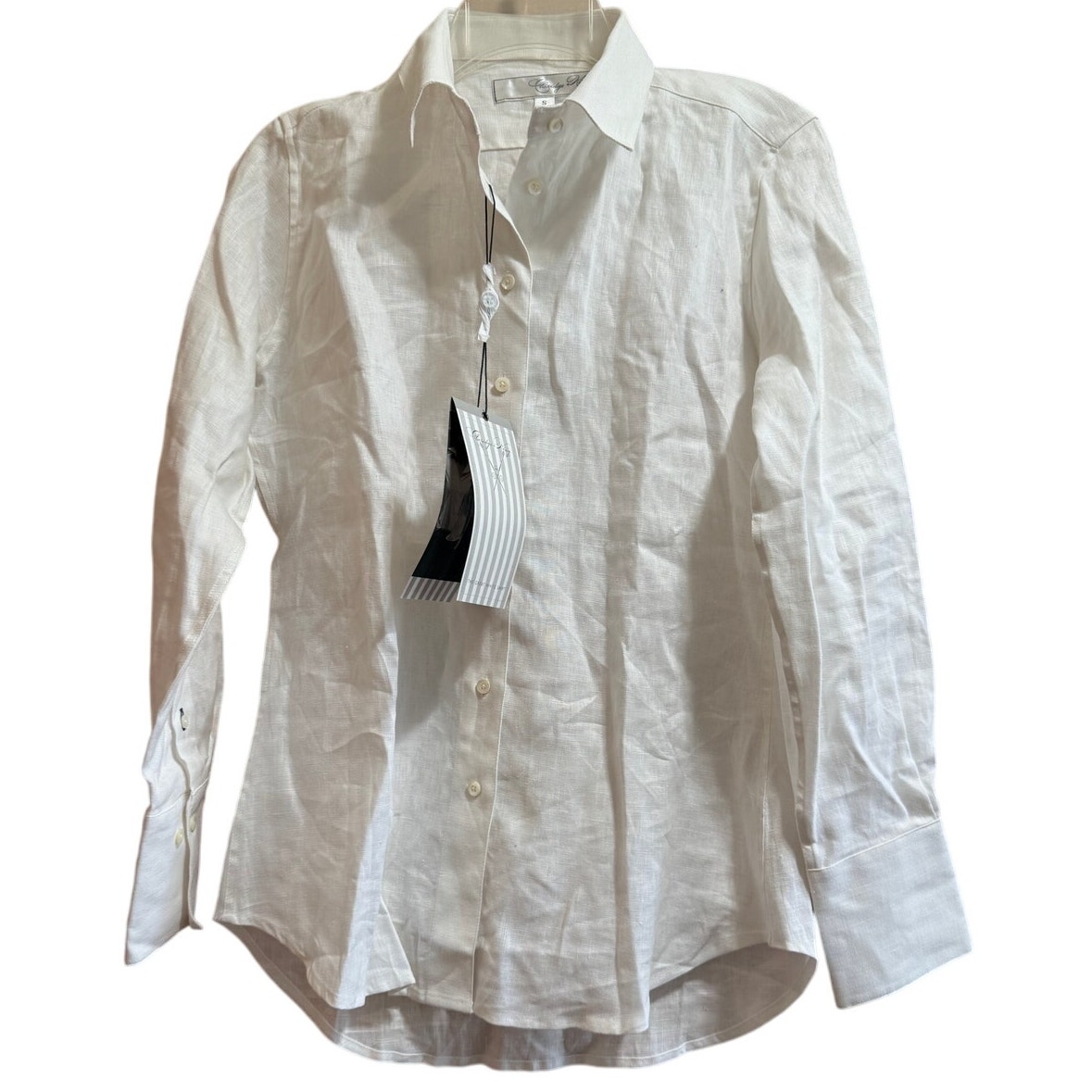 Claridge & King The Great White Shirt Size Small Collared - NWT