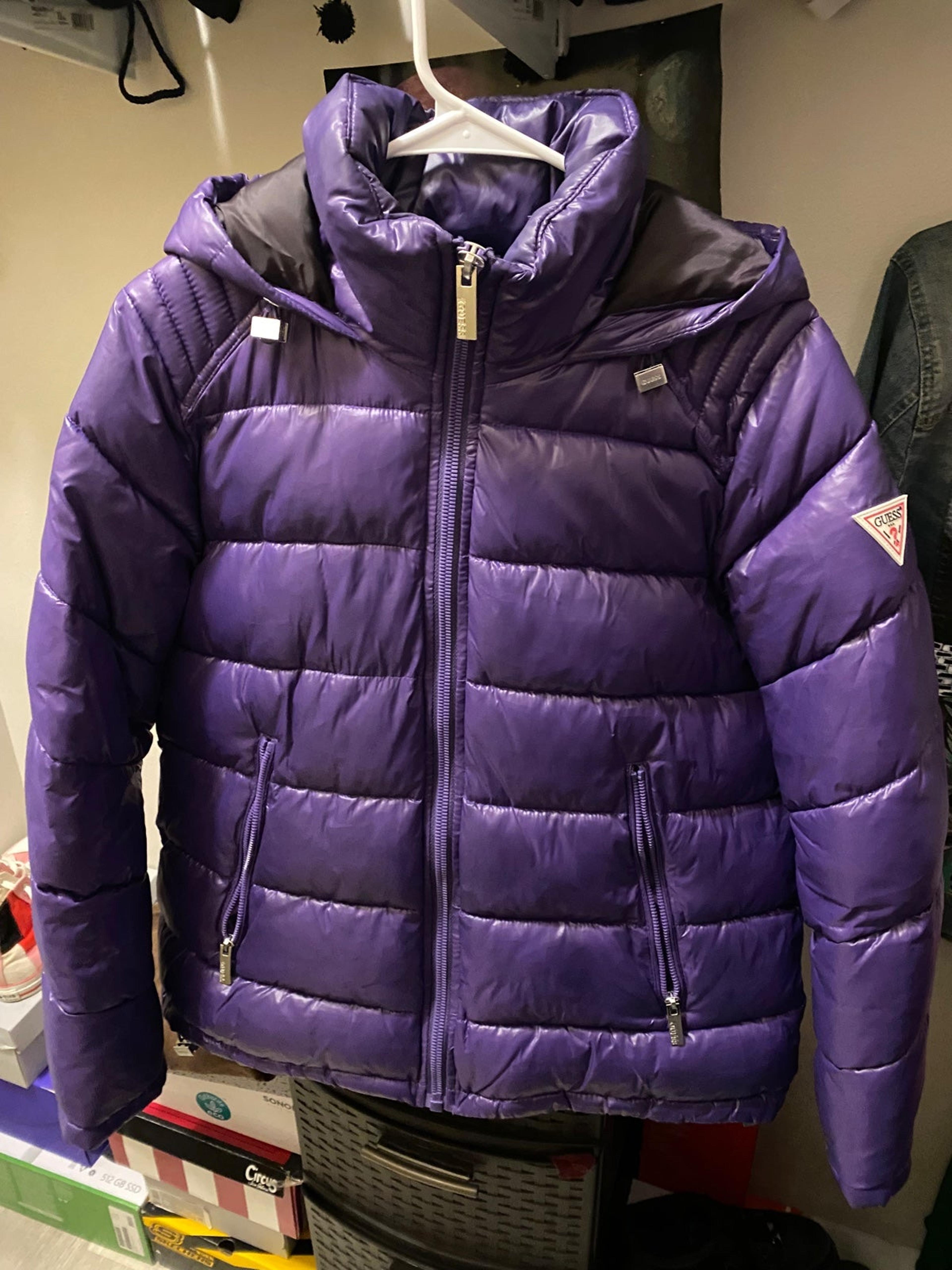 Purple guess coat Clearance