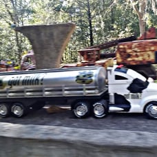 Rare toystate milk tanker truck