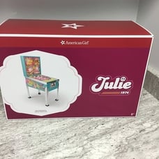 American Girl Julie's PINBALL MACHINE never removed from box