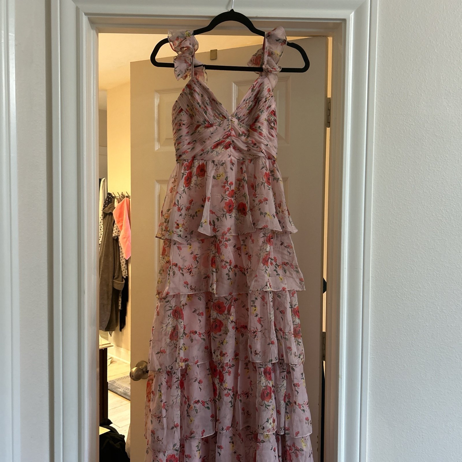 mac duggal floral maxi dresses