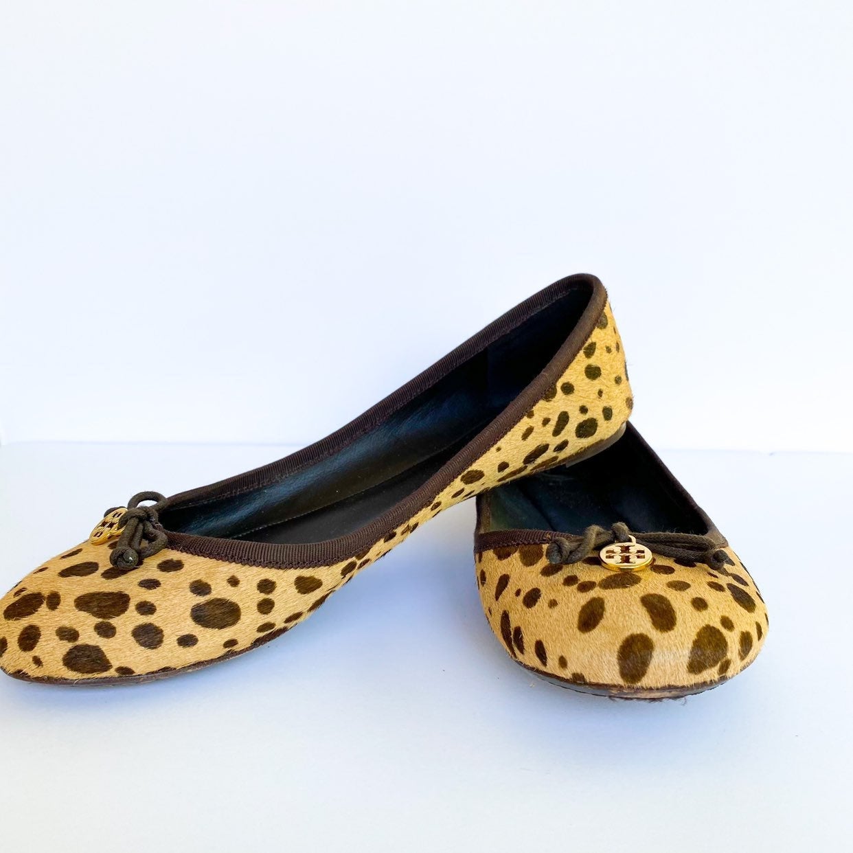 Tory Burch leopard ballet flats
