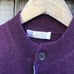 Brunello cucinelli 100% cashmere quarter button pullover sweater size 54 holes
