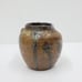 Hand Glazed Stoneware Jug Pitcher Creamer Drip Glaze Green Black Brown 4.5in