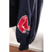 Boston Red Socks Authentic Majestic Blue Thick Nylon Winter Bomber Jacket Sz XXL