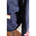 Boston Red Socks Authentic Majestic Blue Thick Nylon Winter Bomber Jacket Sz XXL