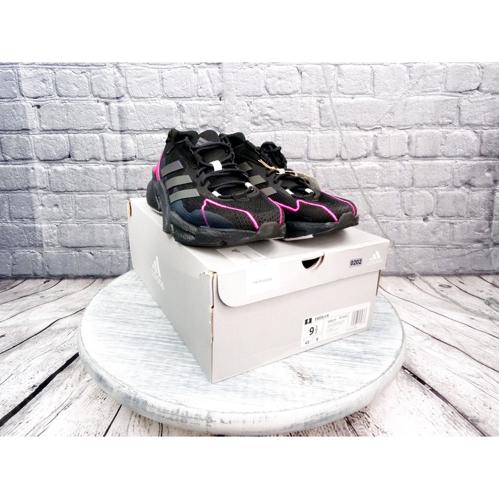 Adidas X9000 L4 M Black/Pink Men Size 9.5 New In Box