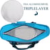 Cooler Bag Insulated 30-Can Soft Sport Tote Bag Fodable Snapbasket