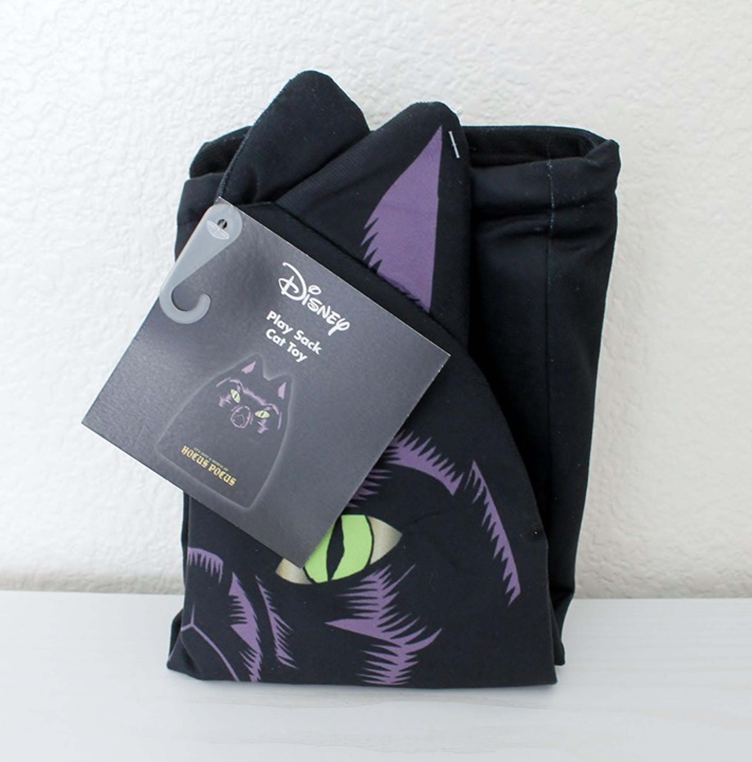 Disney Hocus Pocus Binx Crinkle Cat Play Sack Halloween NWT New