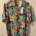 New Tommy Bahama Mens short sleeve floral Medium