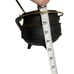 Vtg Cast Iron & Brass Pot with Tool & Top Smudge Smelting Melting Fireplace