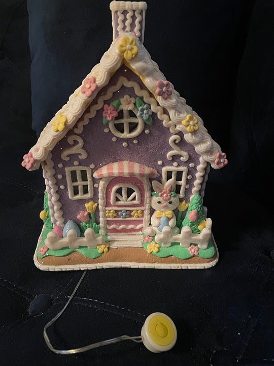 Easter LED gingerbread House