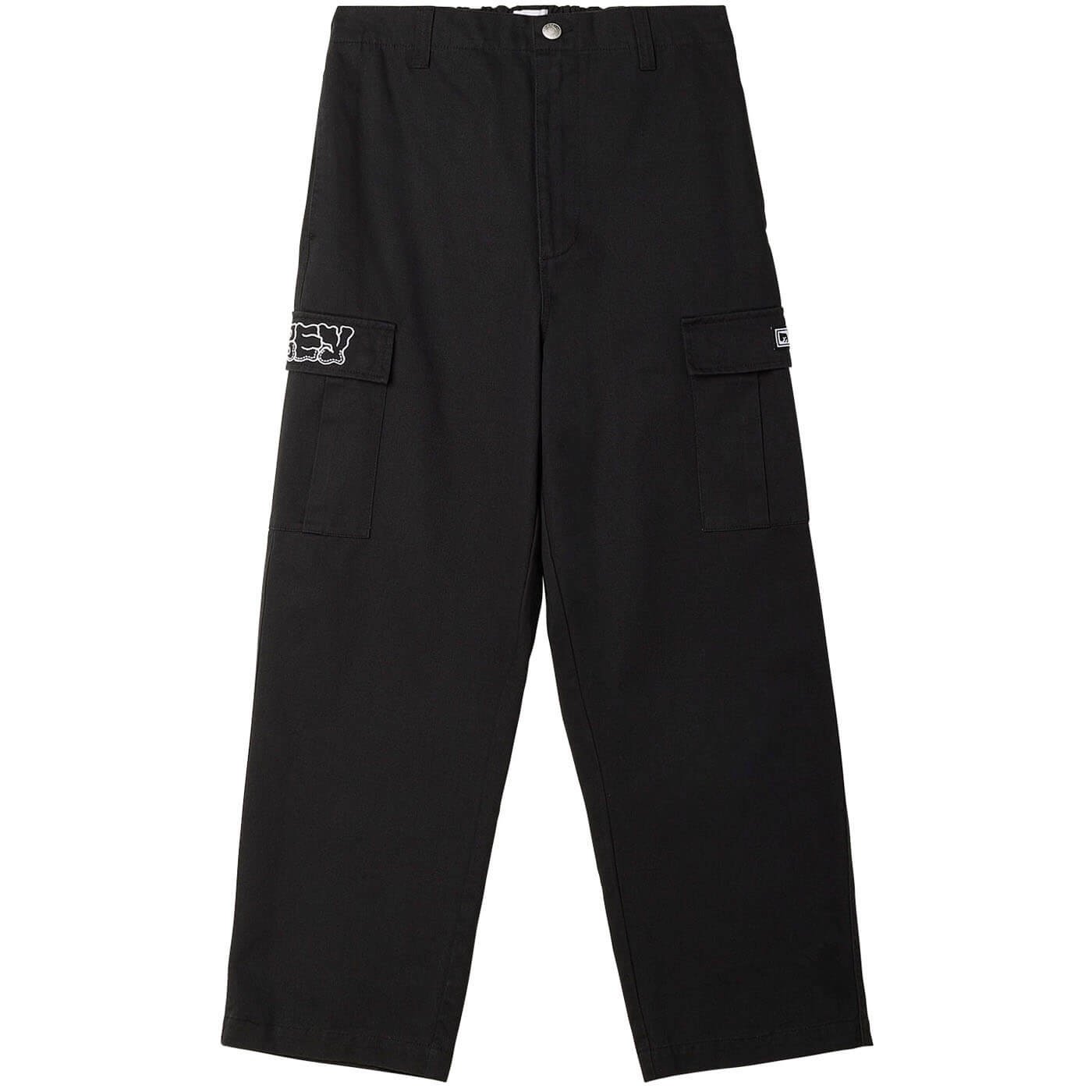 Obey cargo embroidered pant