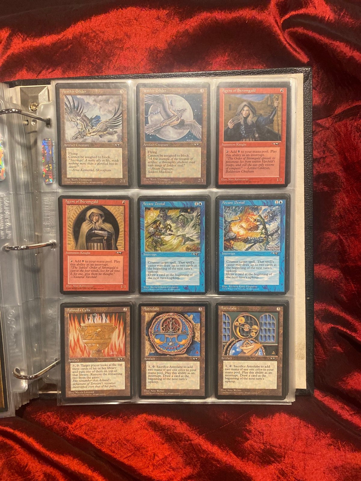 MTG Magic the Gathering Alliances complete set lp-mp