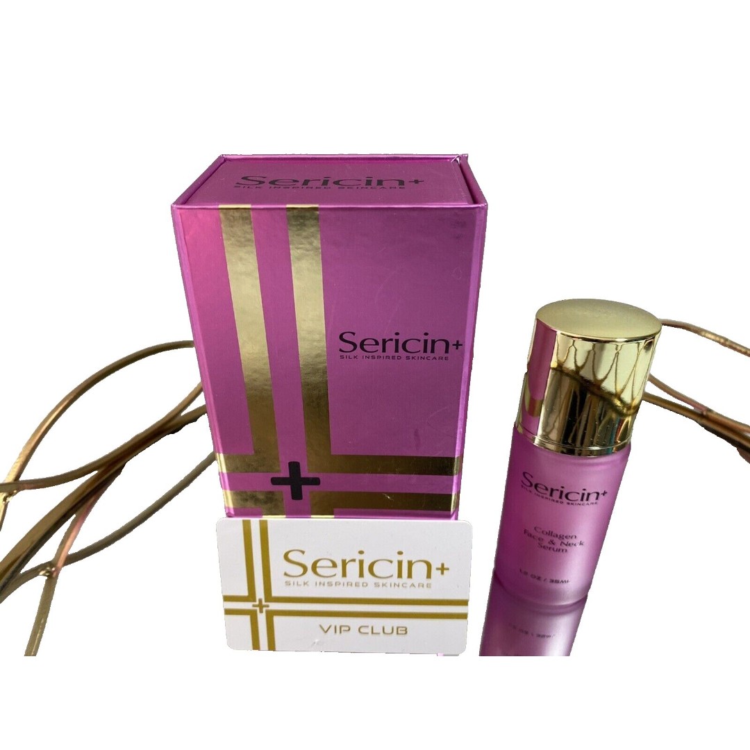 Sericin+ Collagen Face and Neck Serum, 1.2 Oz Exp. Date 06/2025