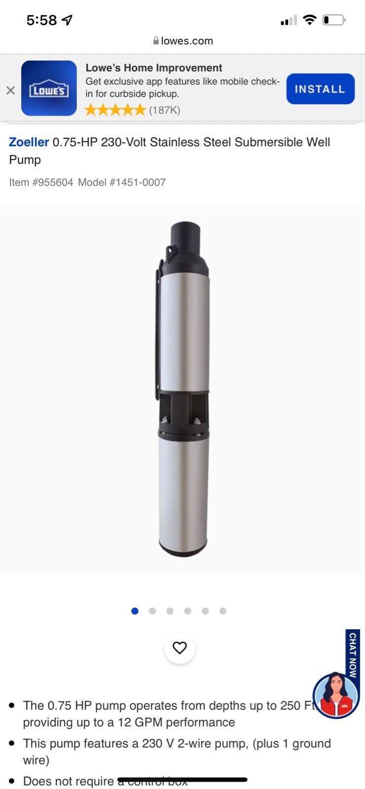 Shallow well pump 220v