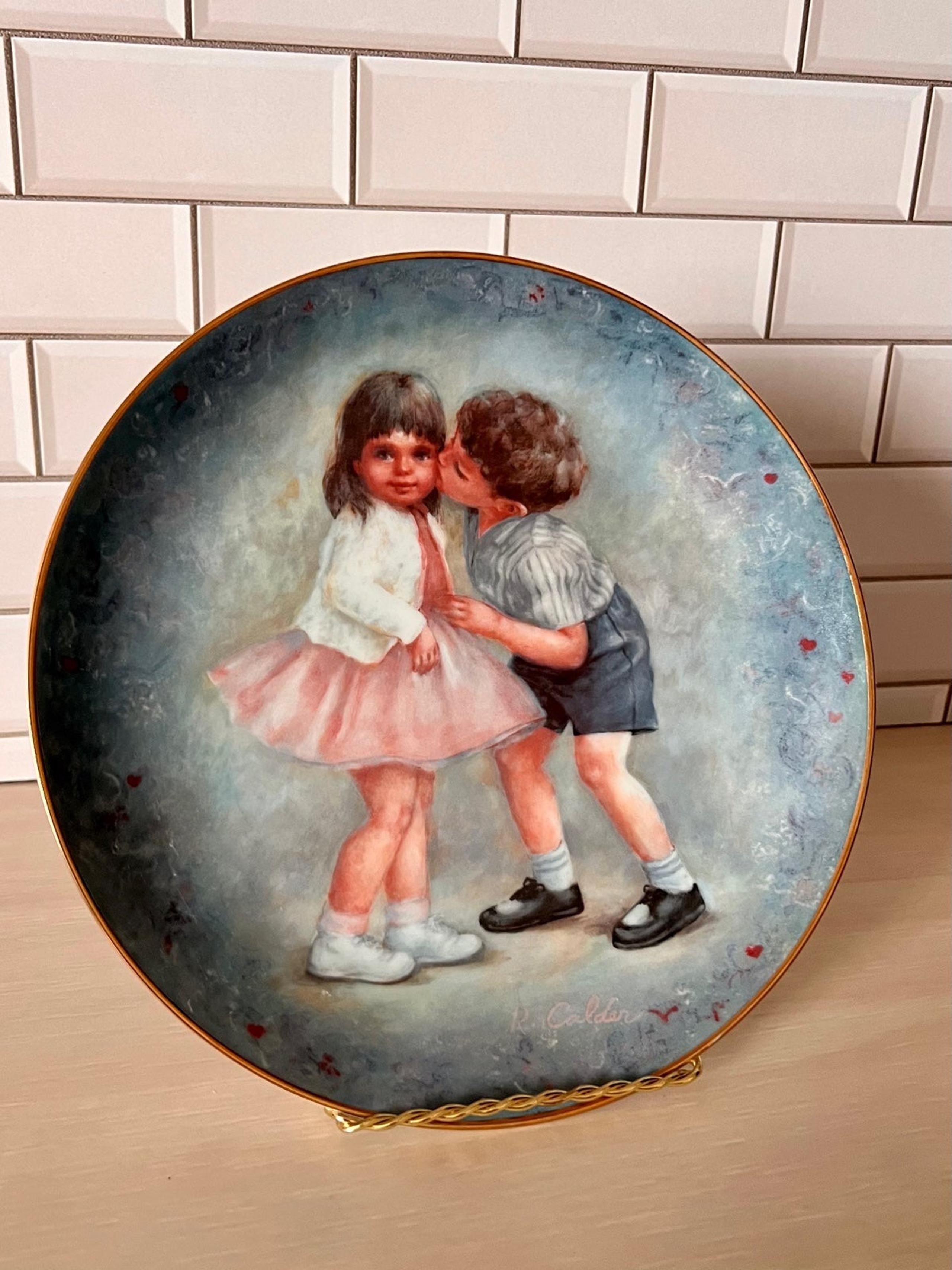 Limited Edition Collector’s Plate -  1981 "FIRST KISS" Calhoun's