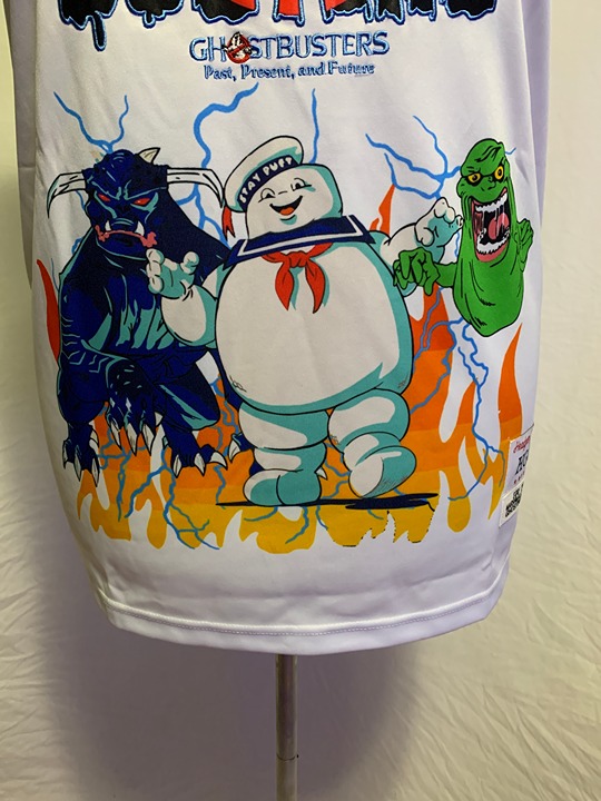 Headgear Classics Basketball Jersey Ghostbusters Stay Puft Zuul Slimer Mens XL - detail