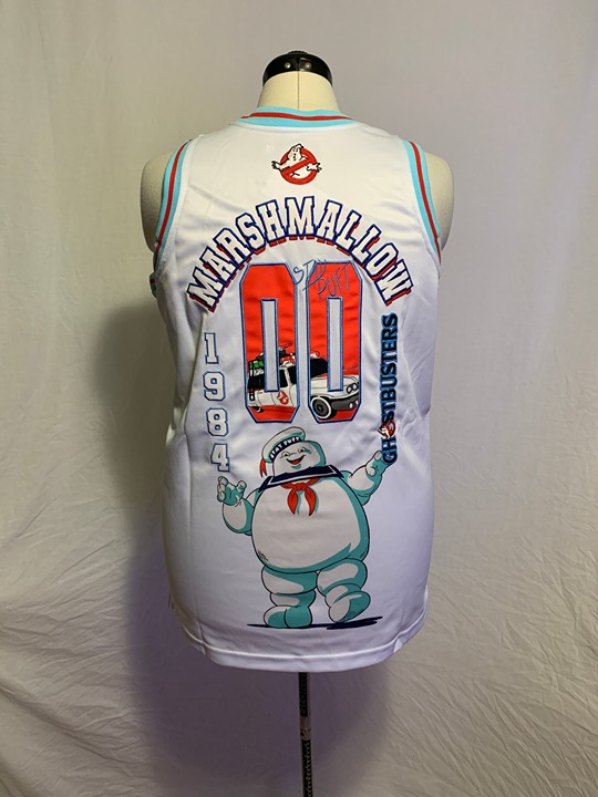Headgear Classics Basketball Jersey Ghostbusters Stay Puft Zuul Slimer Mens XL - detail