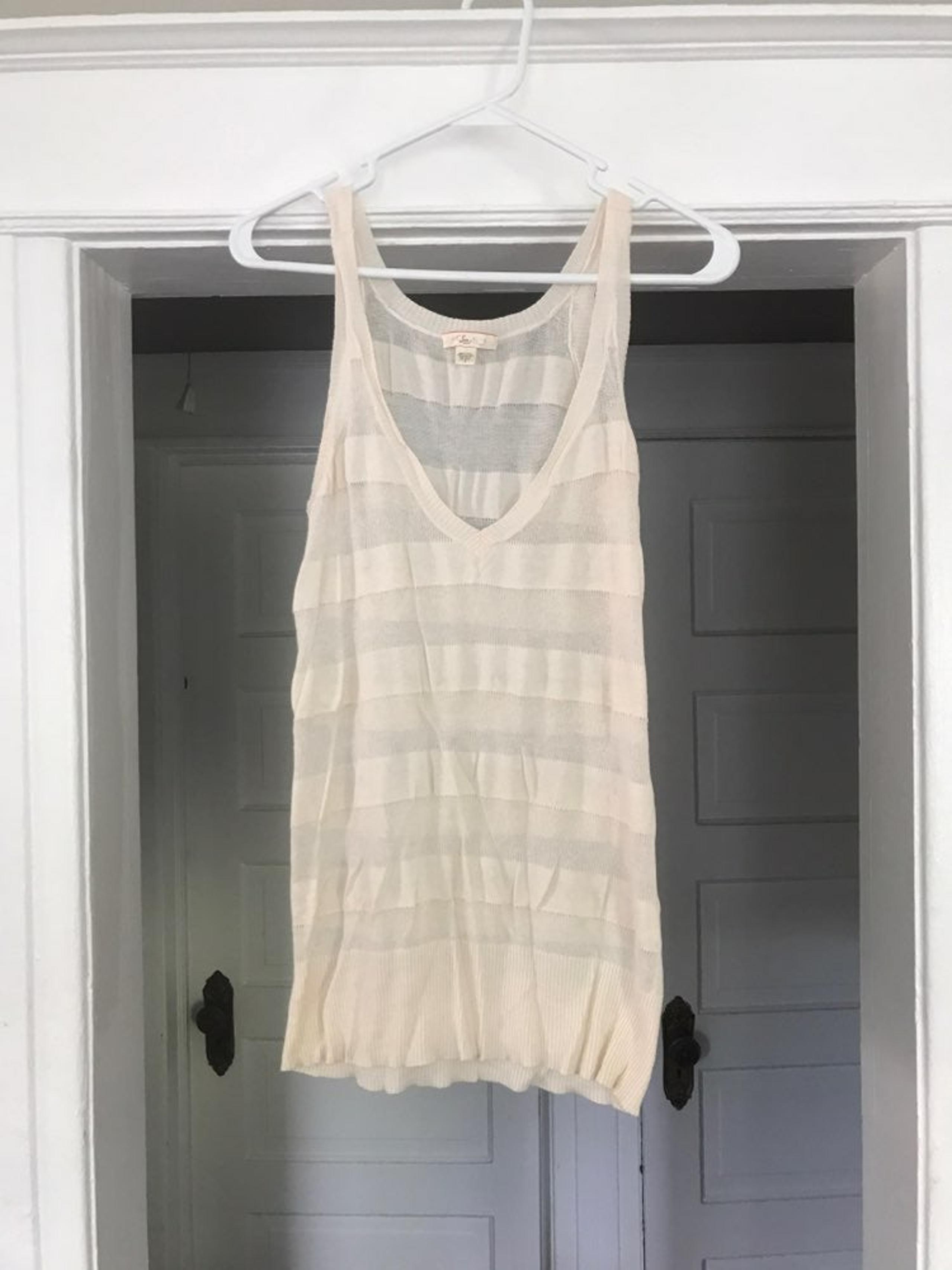 Lux lightweight sweater tank tunic sz S