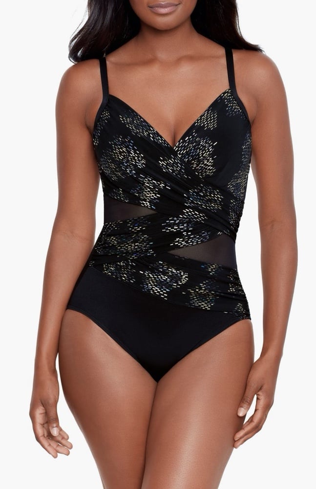 Miraclesuit NEW Iridium Mystique Underwire One piece swim