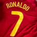Ronaldo Cristiano Portugal 2008/2009 Nike Home Soccer Futbol Euro Jersey Med