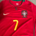 Ronaldo Cristiano Portugal 2008/2009 Nike Home Soccer Futbol Euro Jersey Med