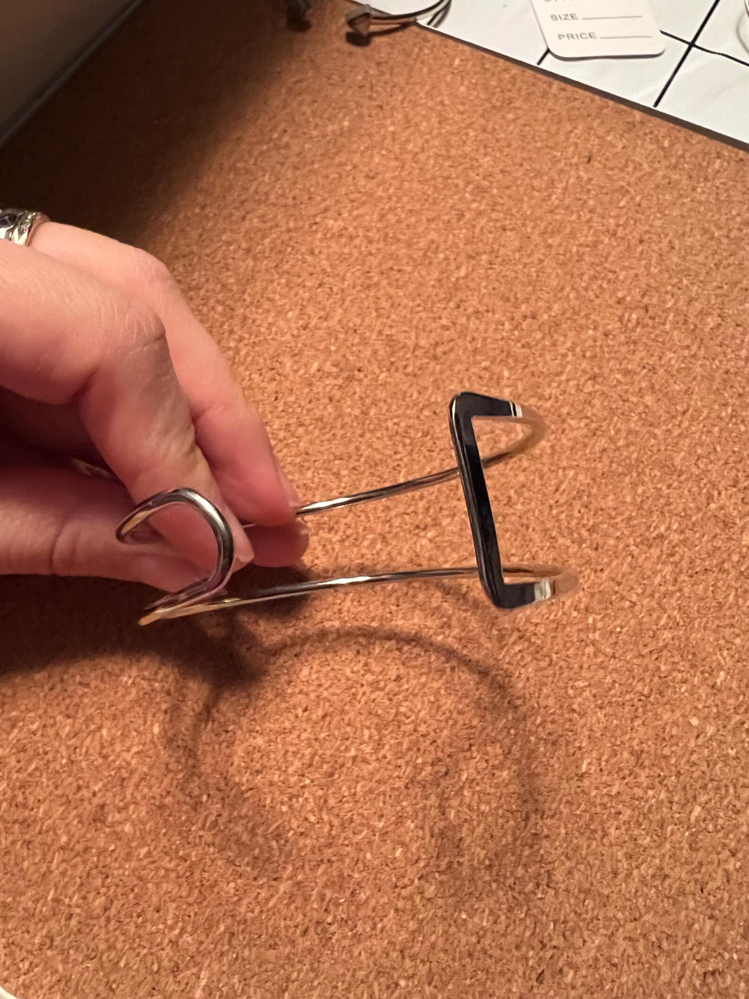 Geometric shape bangle