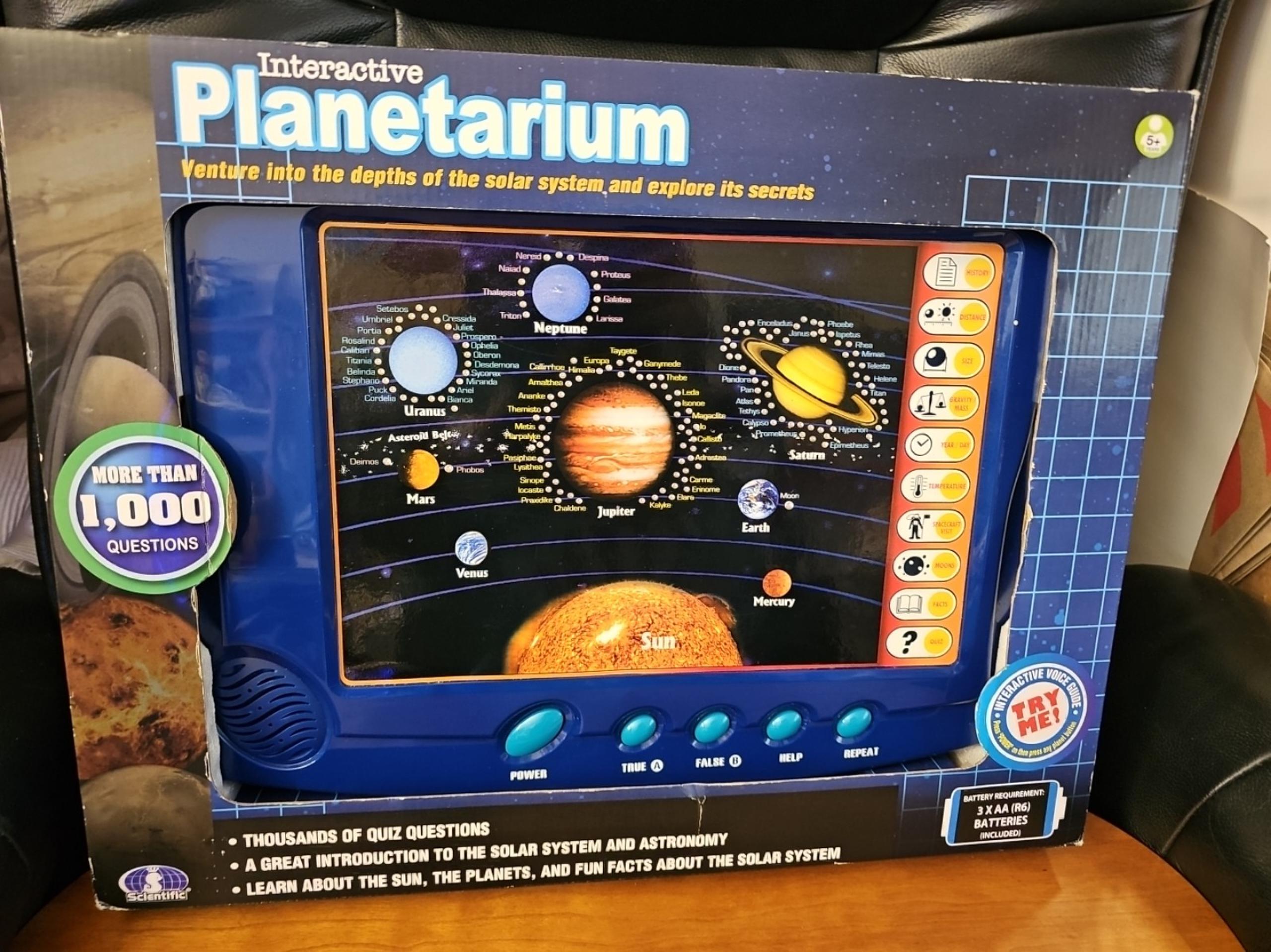 Scientific Interactive Planetarium New Open Box