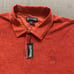 Vilebrequin Shirt Mens 3XL Red NWT Phoenix Terry Cloth Polo Towel Brique Preppy
