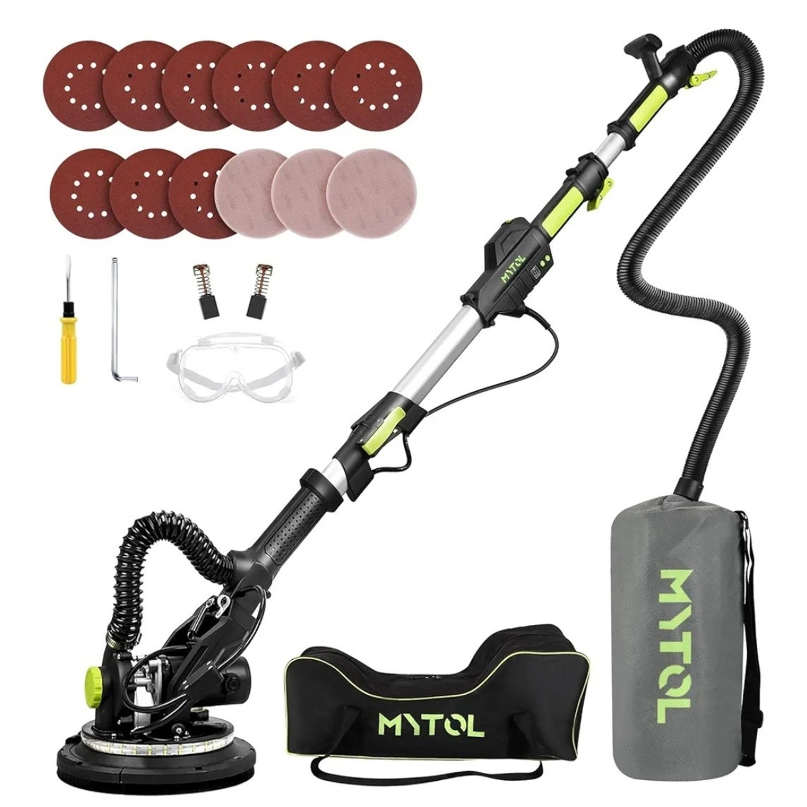 Drywall Sander, 1800 RPM, 7.2A Electric Drywall Sander by MYTOL (NEW)