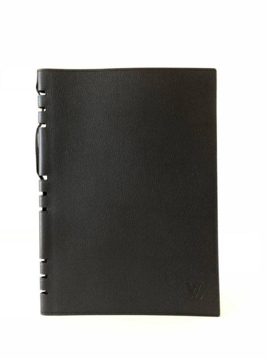 Louis Vuitton Large Black Leather Lady