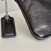 Coach Signature Black Leather Wristlet