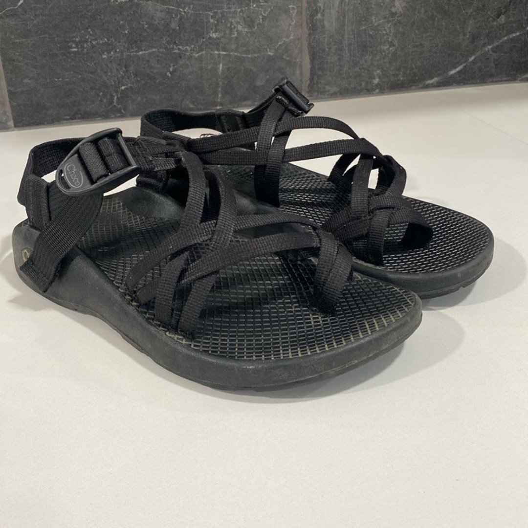 Chaco ZX/2 Black Strappy Sandals Women's Size 7 Sport Hiking Comfort Outdoor
