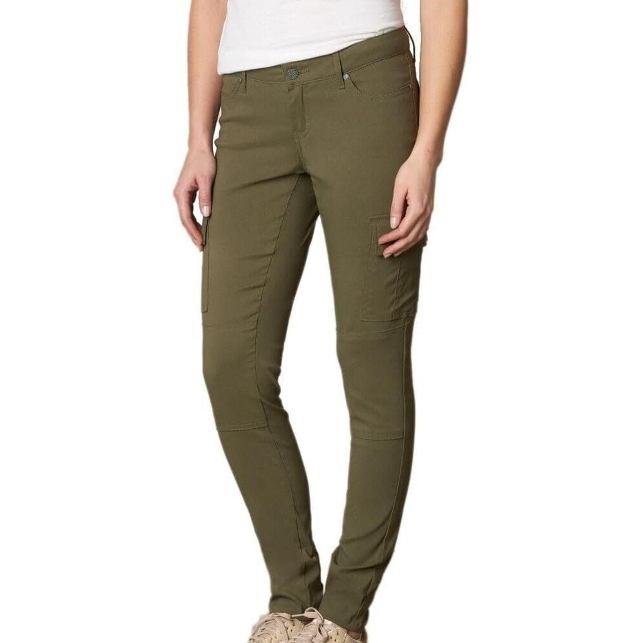 Prana Meme Cargo Pants Womens Size 6 Green Olive Outdoors Hiking Climbing