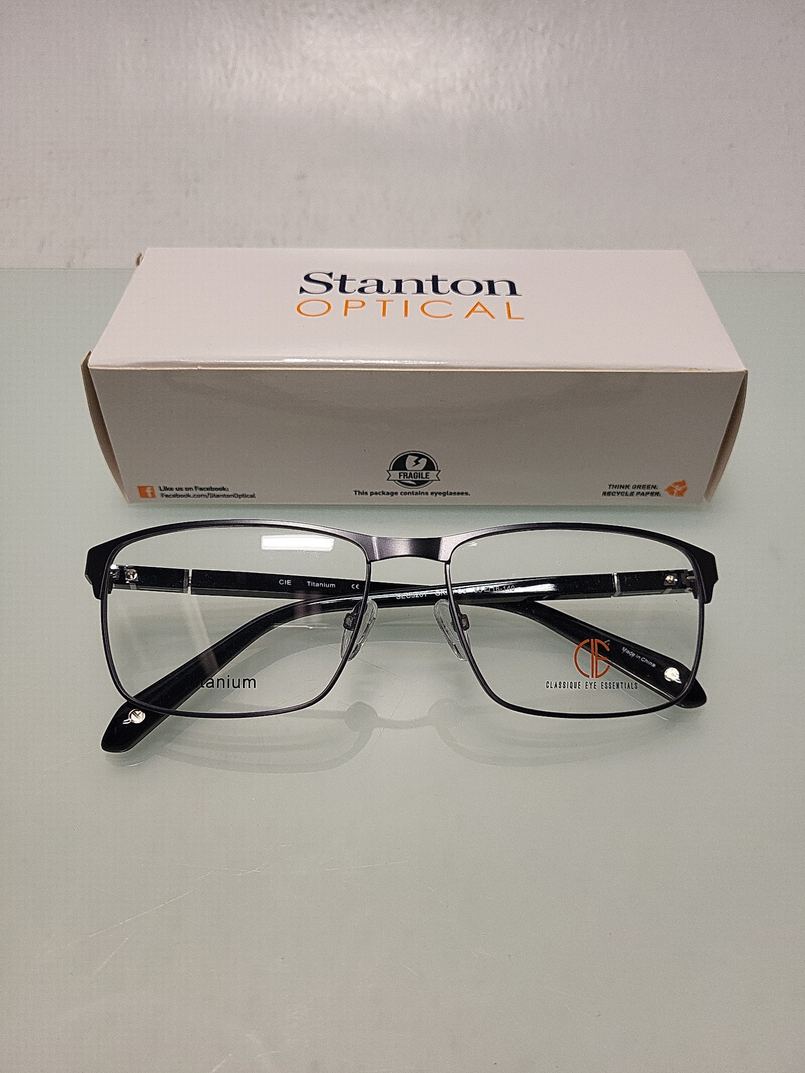 Classique Eye Essentials SEC320T Grey C3 Eyeglasses