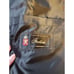 Fortini Mens Superfine Merino Wool Trench Coat Black Single Breasted Long Sleeve