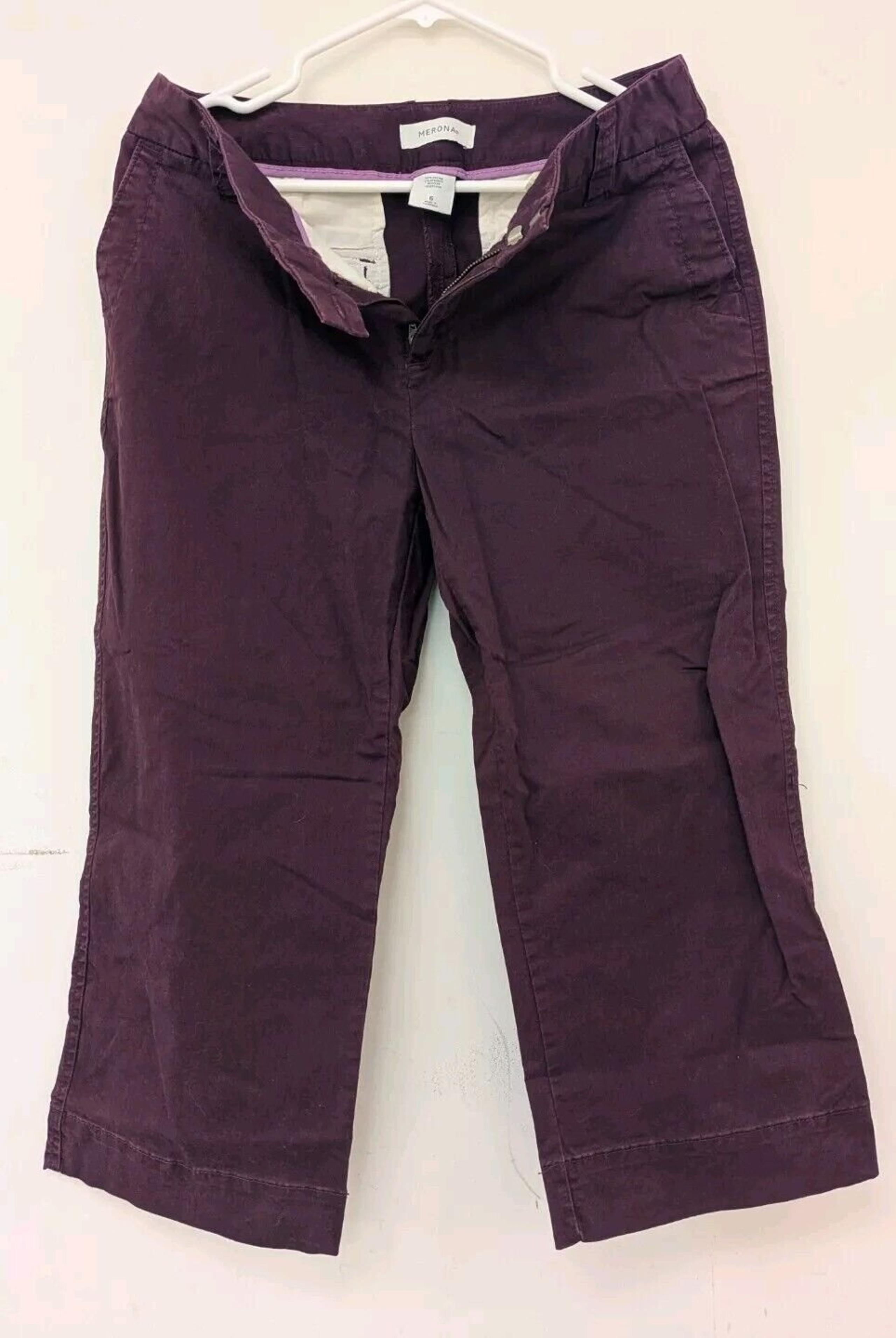 Merona Women Red Casual Pants 6