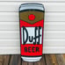 Santa Cruz Simpsons Duff Beer Can Cruiser Skateboard Red Black 27.5X10.5