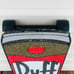 Santa Cruz Simpsons Duff Beer Can Cruiser Skateboard Red Black 27.5X10.5