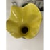 Studio Art Pottery Vase Signed Jen Gray Yellow Glaze Pottery Ceramic Vintage 8.5
