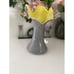 Studio Art Pottery Vase Signed Jen Gray Yellow Glaze Pottery Ceramic Vintage 8.5