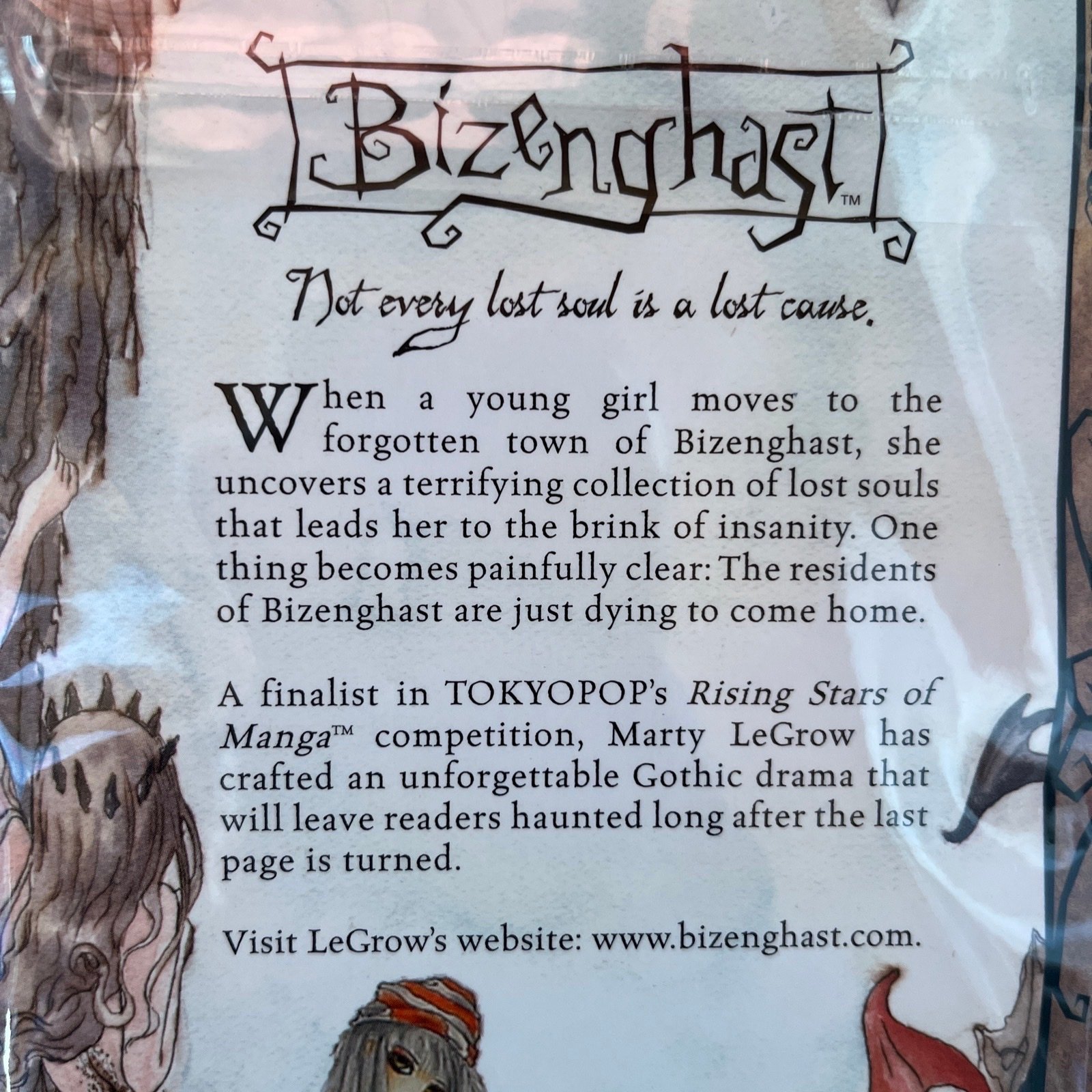 Bizenghast Vol 1, 4, 7 Bizenghast:Falling Into Fear English Manga By M.A. LeGrow