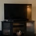 Retro TV Stand for 65 inch TV, TV Console Cabinet with Storage, Open Shelves