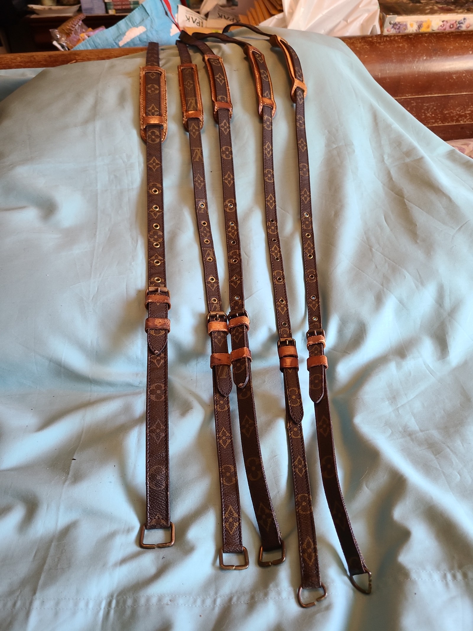 Used louis vuitton purse straps