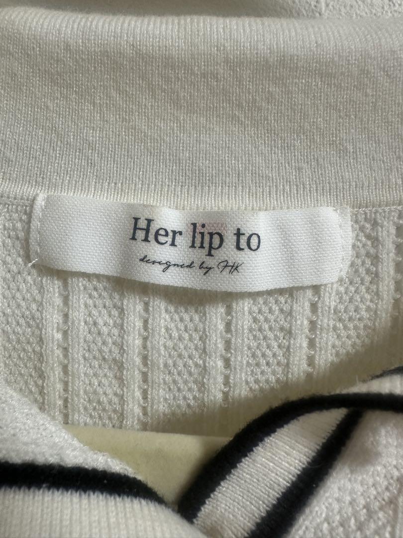 Herlipto Pique Polo Knit Top