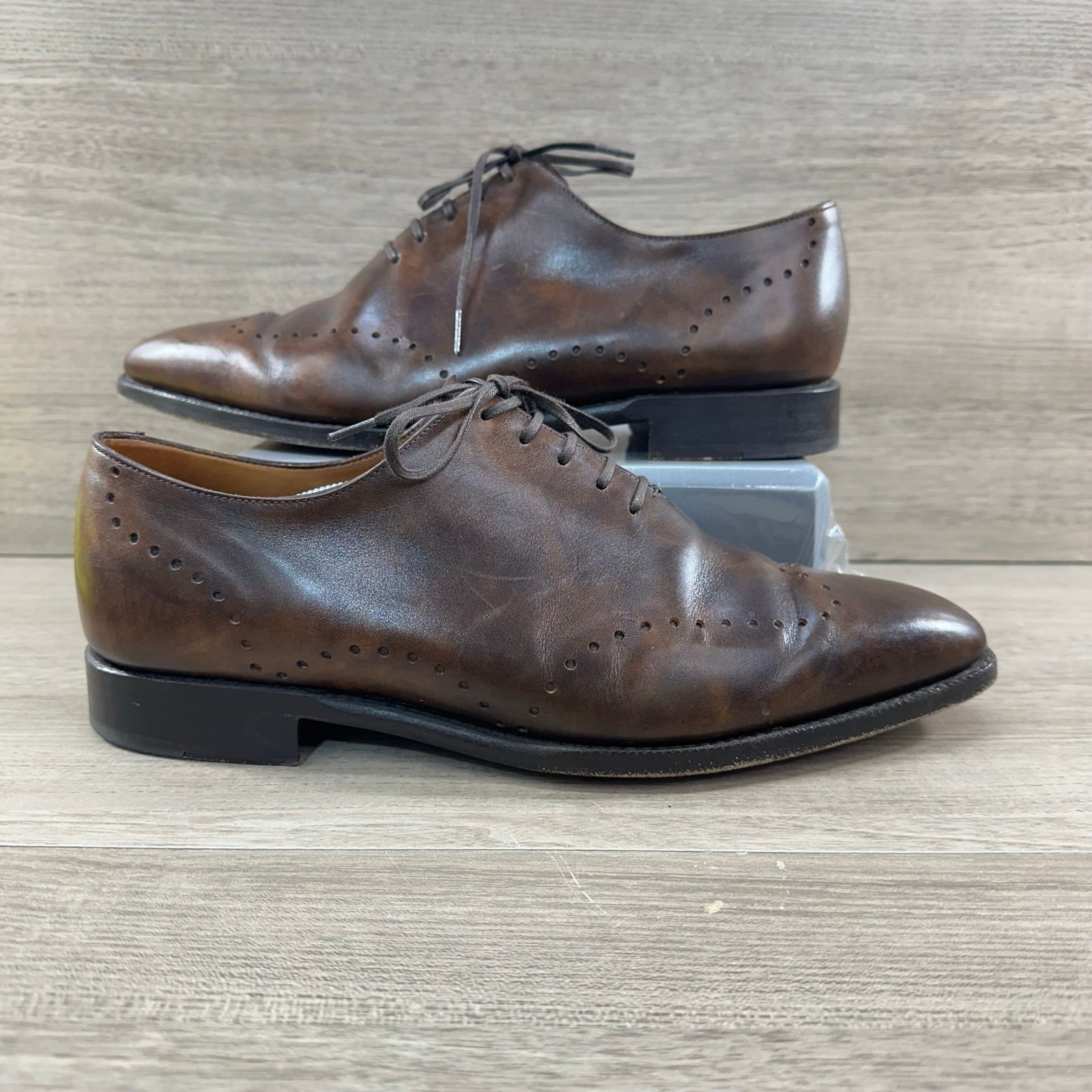 J. Fitzpatrick Tony ii LPB Brown Oxford Size Mens US 8.5 E MSRP 495