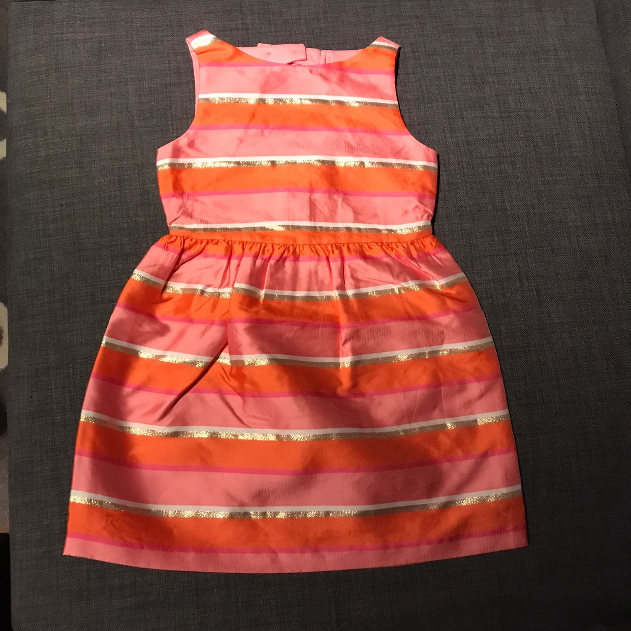 Janie & Jack Rio Glow Pink Dress sz 12