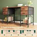 55 Inch Computer Desk with 4 Drawers