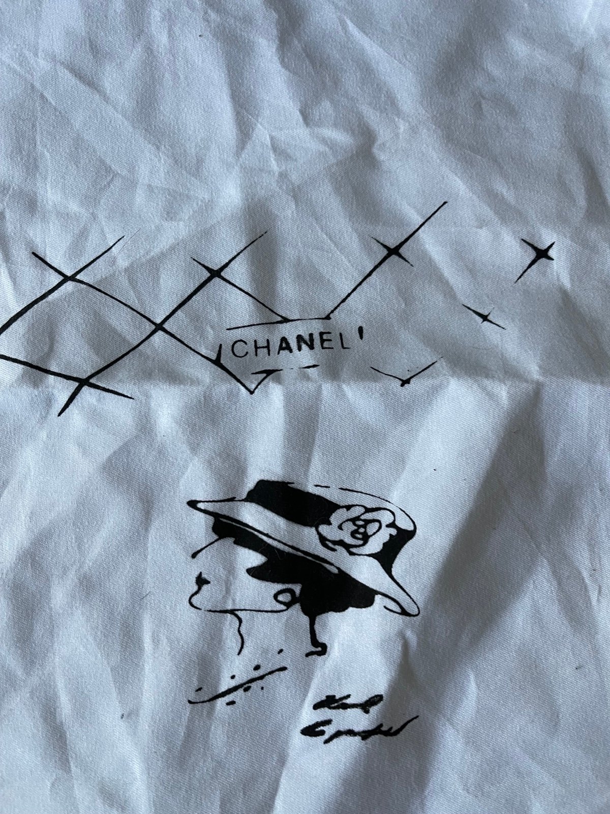 Vintage Chanel dustbag